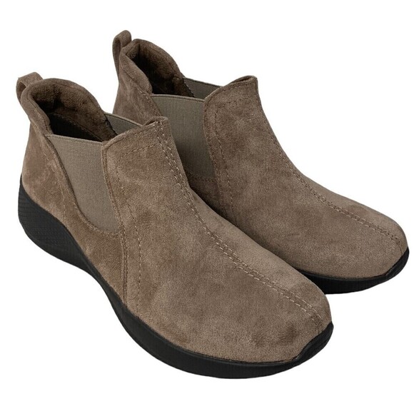 Earth Origins Dayana Women's Size 7.5 Casual Taupe Faux Suede Booties Boots - Picture 4 of 8